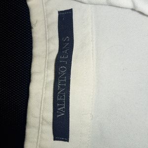 Valentino Jeans white long sleeve button down side XXL / 54